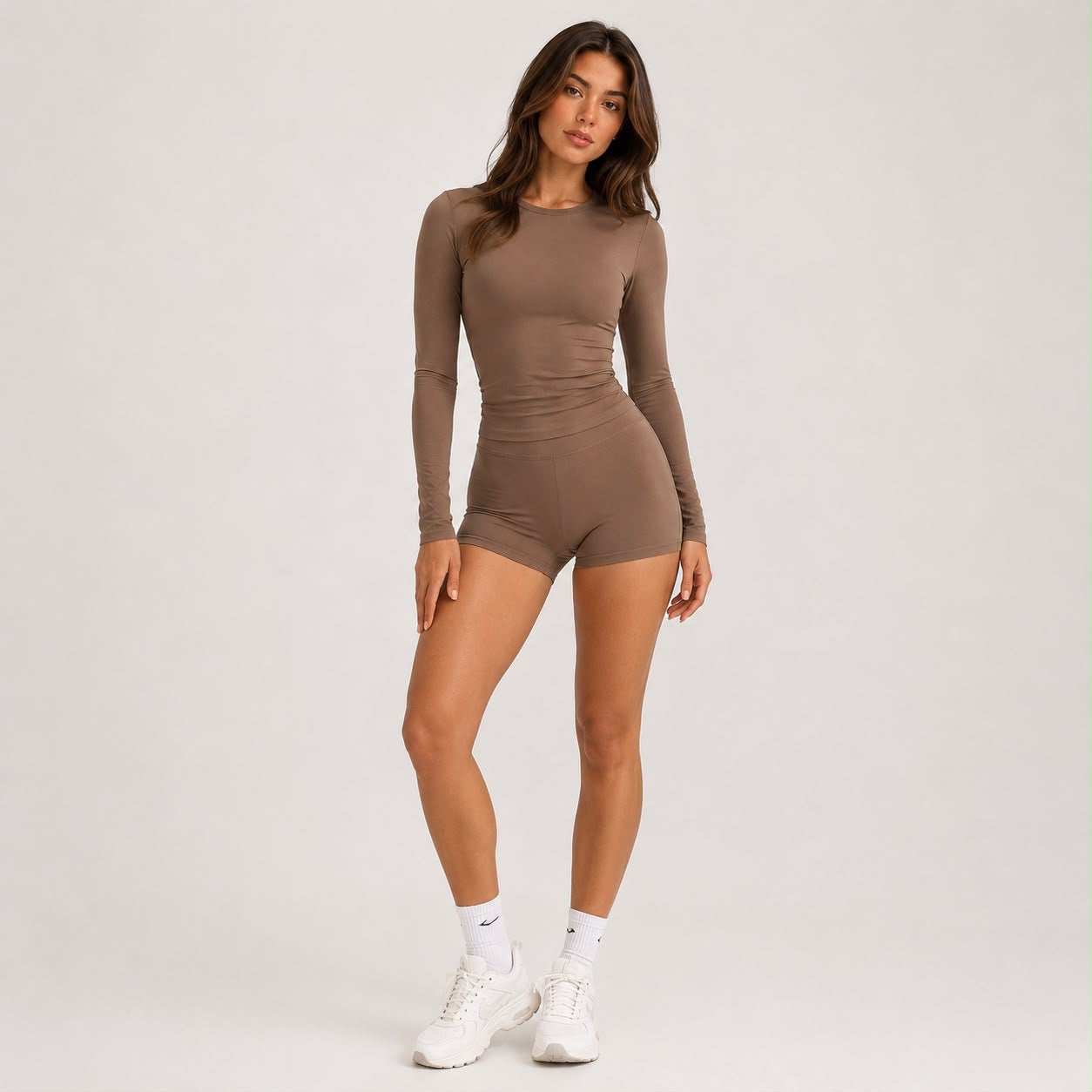 BABY NAKED BEIGE - SET SHORT