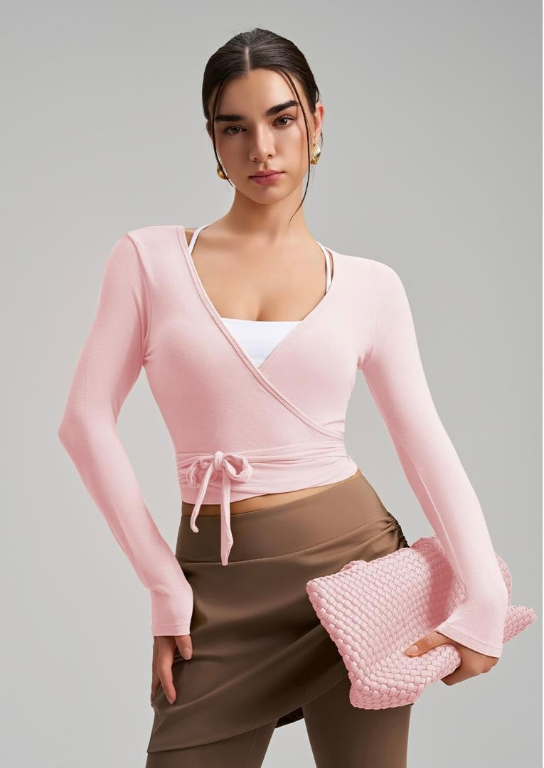 WRAP TOP - ROSA