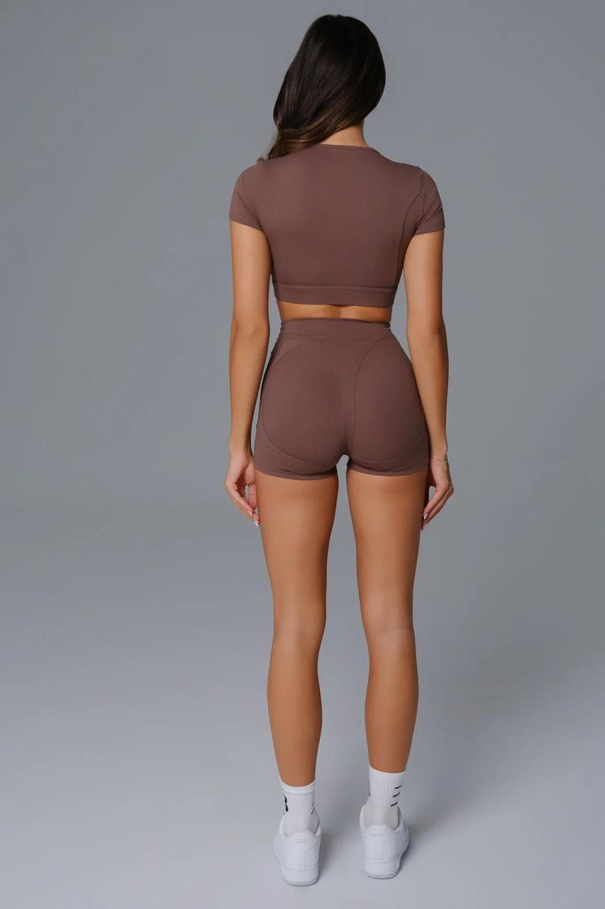 TOP MANGA CORTA ASTRAL CAFÉ