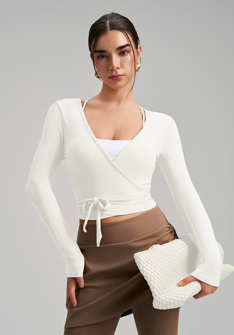 WRAP TOP - BLANCO