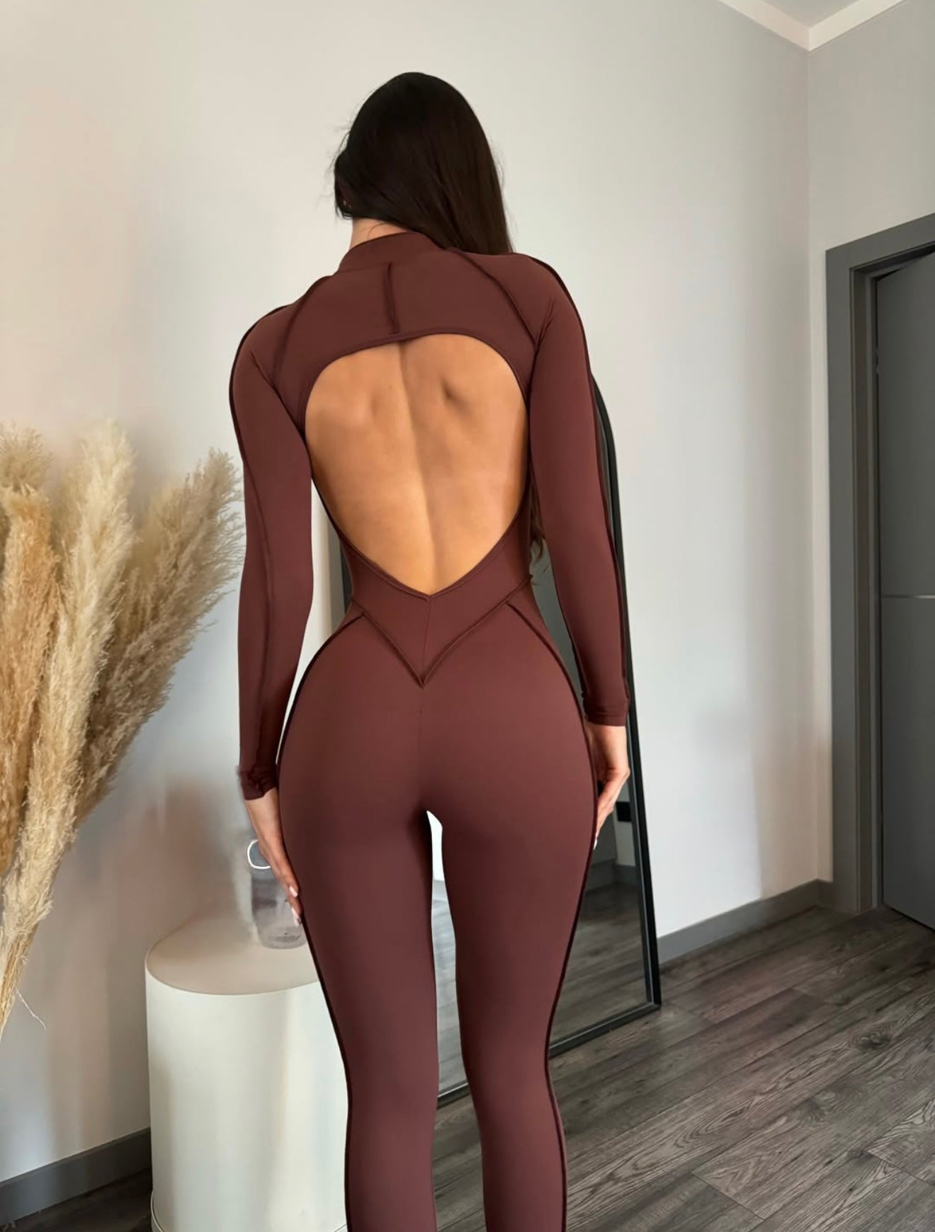 GALAXY ZIP FULL CAFE - JUMPSUIT