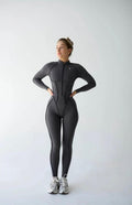 GALAXY ZIP FULL GRIS - JUMPSUIT