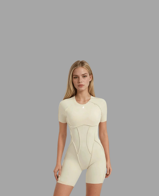 GALAXY BABY CREAM -JUMPSUIT