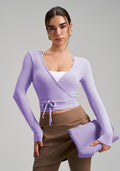 WRAP TOP - MORADO