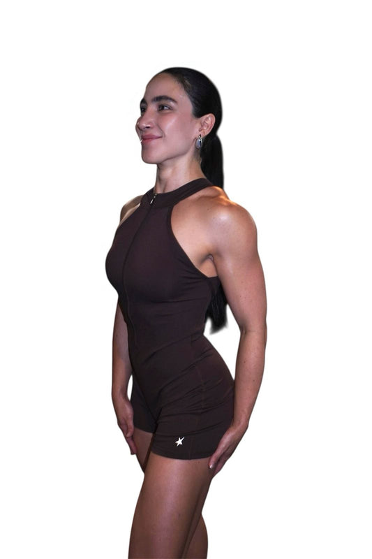 HALTER TANIA CAFE - JUMPSUIT