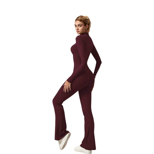 ZIP FLARE TINTO - JUMPSUIT