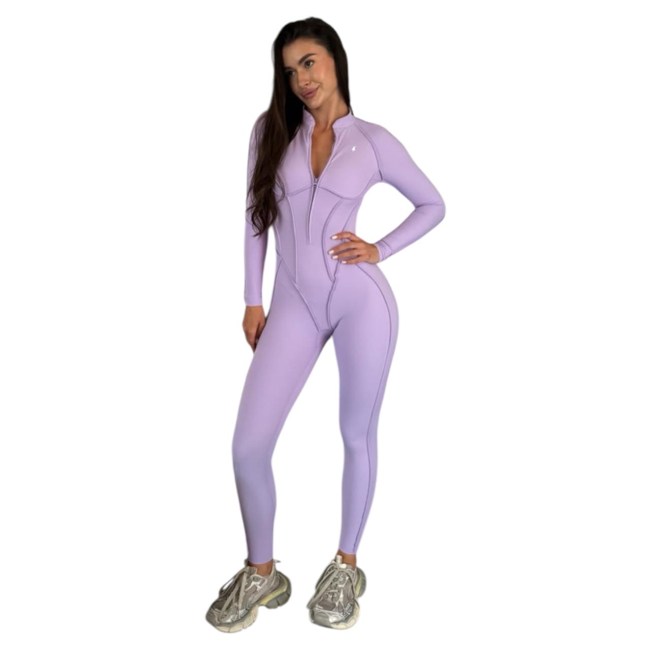 GALAXY ZIP FULL LILA - JUMPSUIT