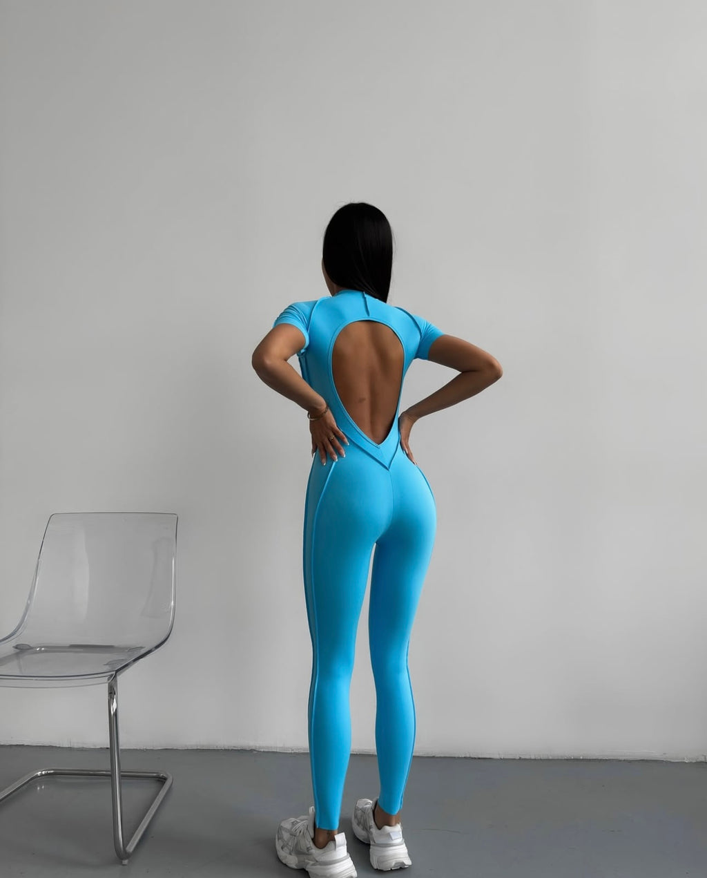 GALAXY TINY AZUL FLAME- JUMPSUIT