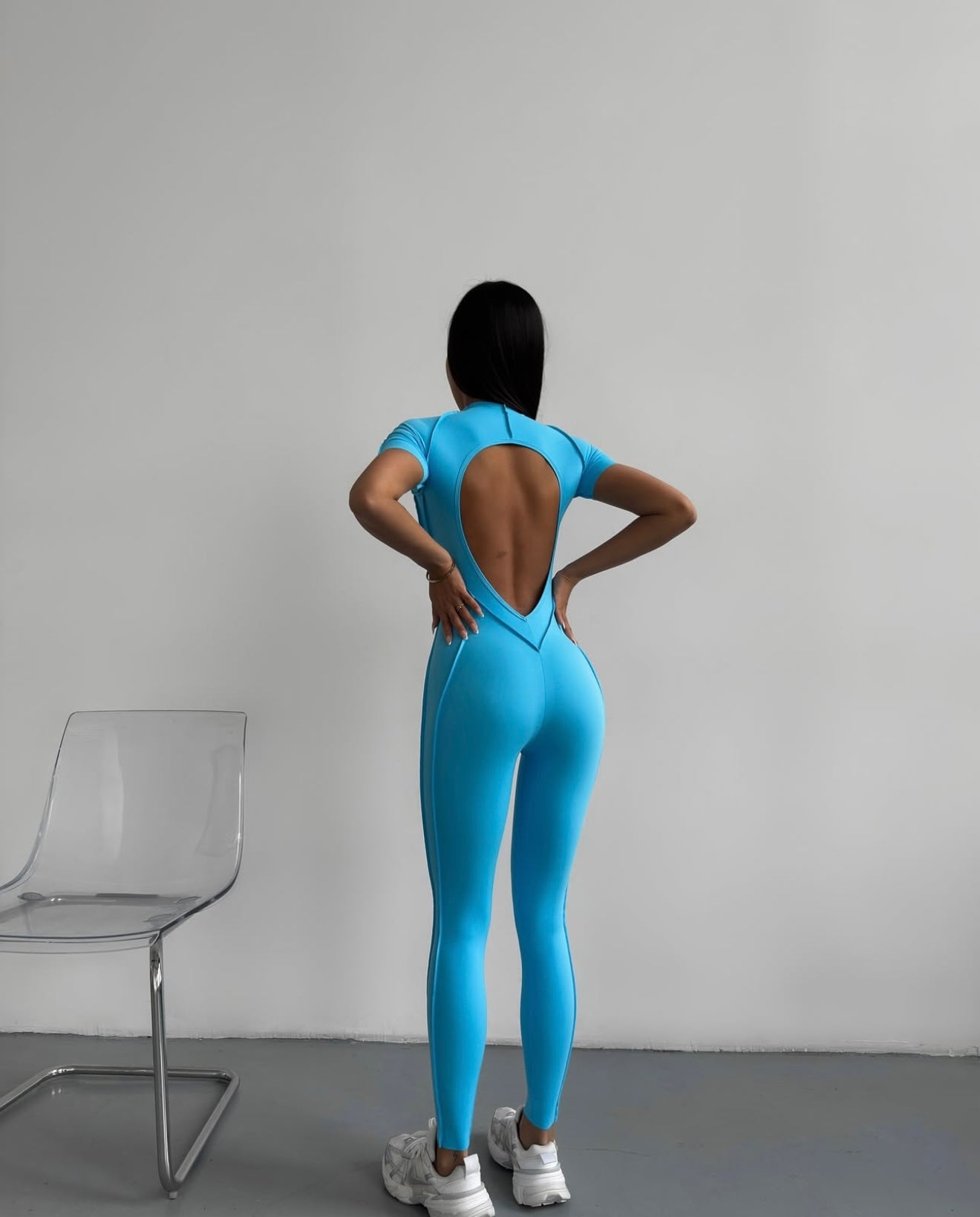 GALAXY TINY AZUL FLAME- JUMPSUIT