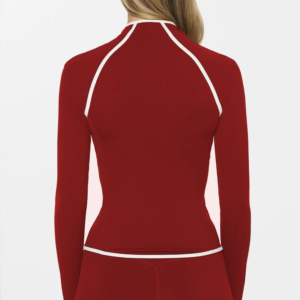 Jacket Body Line Rojo - espalda