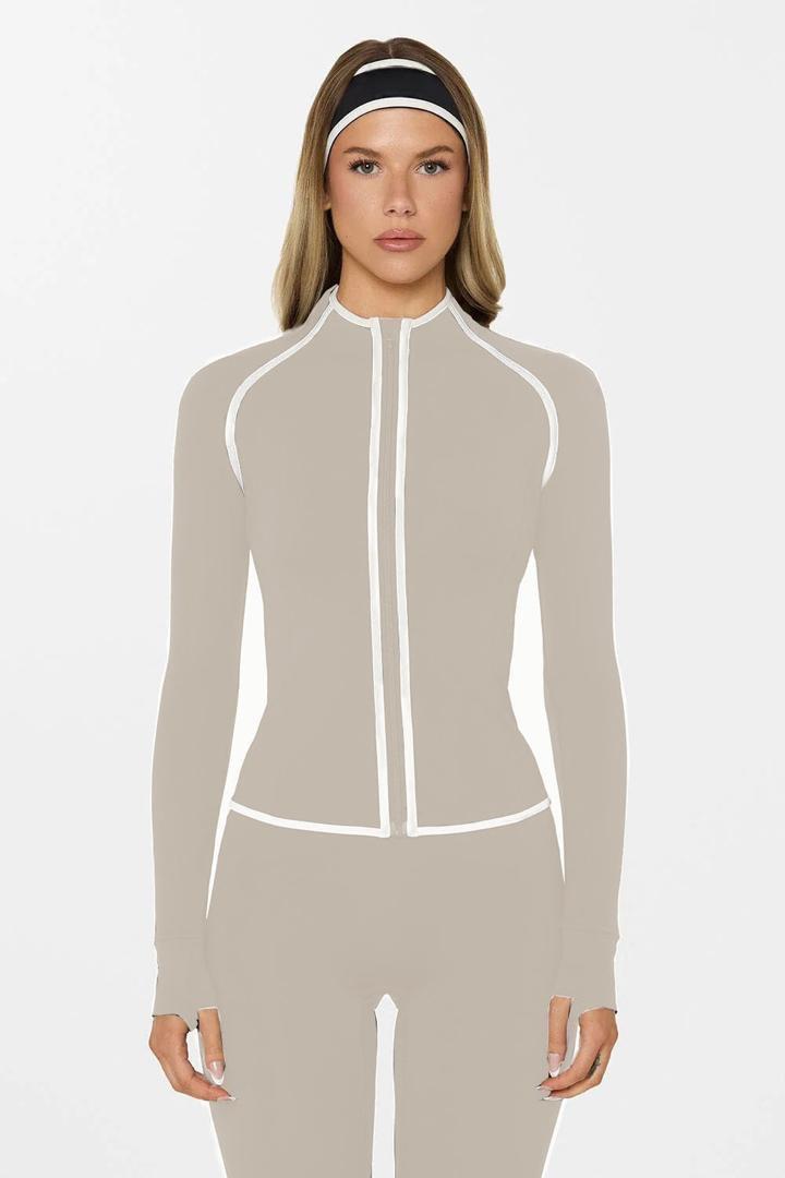 Jacket Body Line Ivory