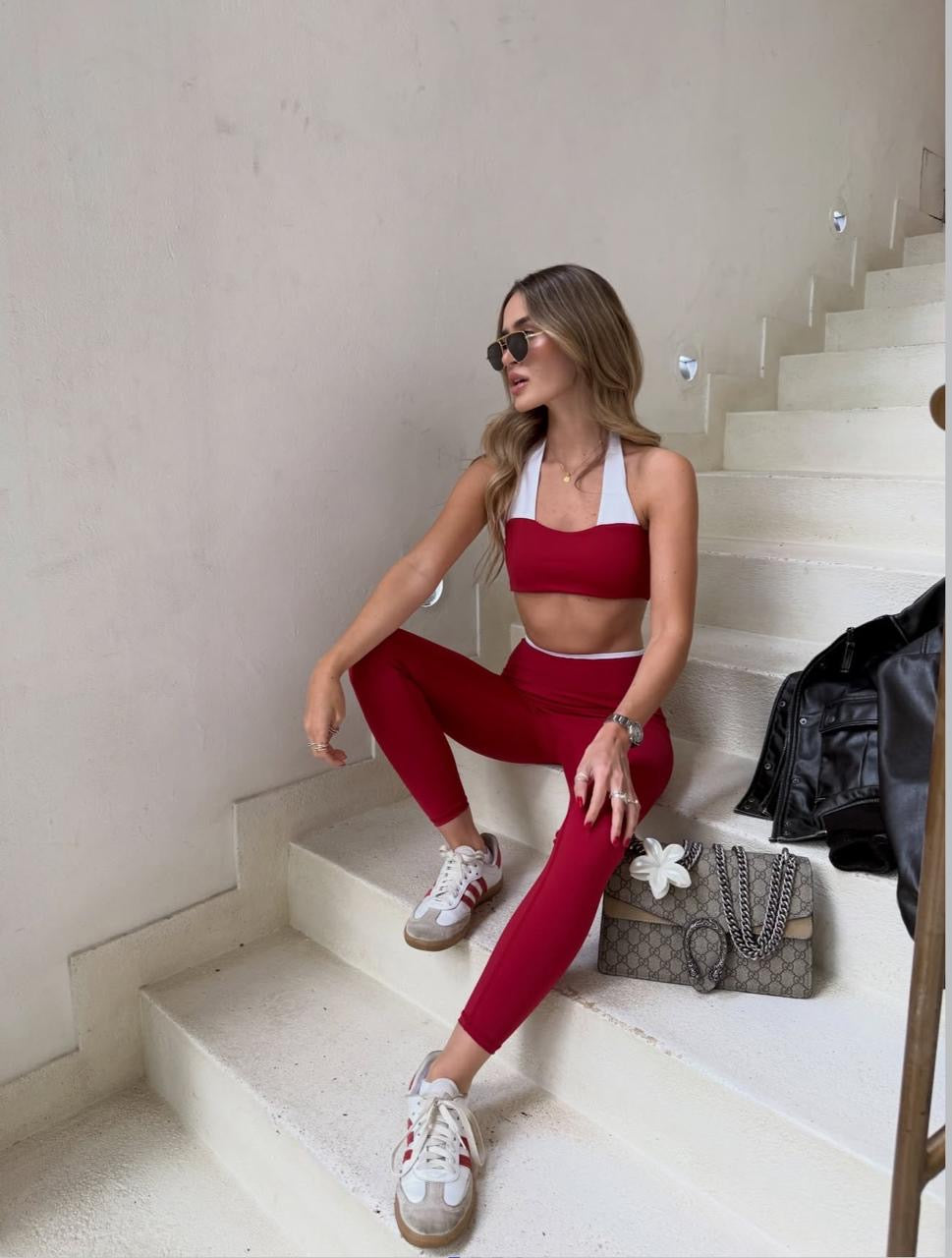 ALESSA BI COLOR ROJO / SET