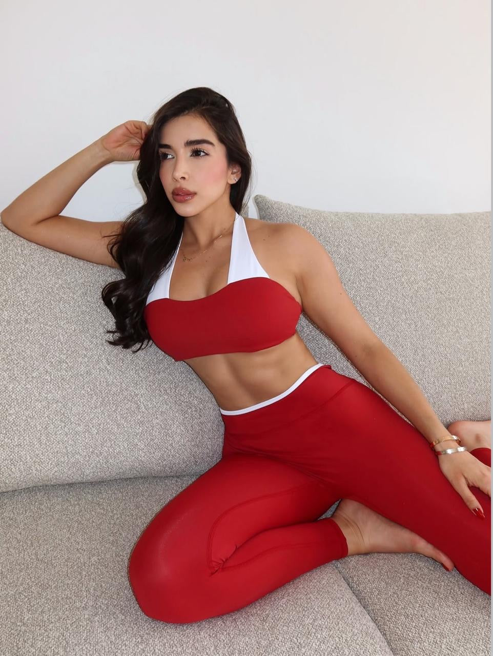 ALESSA BI COLOR ROJO / SET